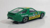 1988 Burago Porsche 928 S4 Valvoline Man Starcraft Apple Computer #7 Green 1/43 Scale Die Cast Toy Race Car Vehicle