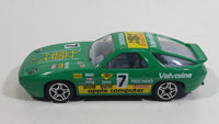 1988 Burago Porsche 928 S4 Valvoline Man Starcraft Apple Computer #7 Green 1/43 Scale Die Cast Toy Race Car Vehicle