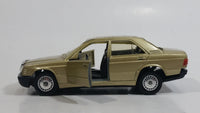 Solido HiFi 43 Mercedes 190 Gold 1/43 Scale No. 1506 Die Cast Toy Car Vehicle with Opening Doors