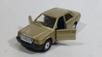 Solido HiFi 43 Mercedes 190 Gold 1/43 Scale No. 1506 Die Cast Toy Car Vehicle with Opening Doors