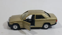 Solido HiFi 43 Mercedes 190 Gold 1/43 Scale No. 1506 Die Cast Toy Car Vehicle with Opening Doors