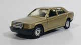 Solido HiFi 43 Mercedes 190 Gold 1/43 Scale No. 1506 Die Cast Toy Car Vehicle with Opening Doors