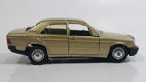 Solido HiFi 43 Mercedes 190 Gold 1/43 Scale No. 1506 Die Cast Toy Car Vehicle with Opening Doors