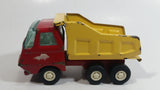 Vintage Tonka Red and Yellow Dump Truck 55010 Pressed Steel Construction Equipment Toy Vehicle