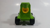 Vintage Buddy L Cement Mixing Truck Lime Green and Yellow Pressed Steel Construction Equipment Toy Vehicle