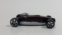 1999 Hot Wheels Street Raptor Maroon Dark Red Die Cast Toy Car - McDonald's Happy Meal 13/16