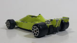 1985 Summer Marz SM No. 86 41 "Fly Sumer" #28 Fluorescent Yellow Die Cast Toy Race Car Vehicle