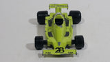 1985 Summer Marz SM No. 86 41 "Fly Sumer" #28 Fluorescent Yellow Die Cast Toy Race Car Vehicle