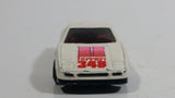 1992 Hot Wheels Ferrari 348 White Die Cast Toy Car Vehicle