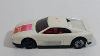 1992 Hot Wheels Ferrari 348 White Die Cast Toy Car Vehicle