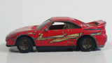 2001 Hot Wheels Toyota MR2 Red Die Cast Toy Car Vehicle