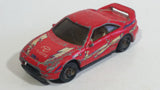 2001 Hot Wheels Toyota MR2 Red Die Cast Toy Car Vehicle