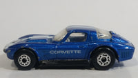 1992 Matchbox Corvette Grand Sport Blue 1:58 Scale Die Cast Toy Car Vehicle