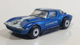 1992 Matchbox Corvette Grand Sport Blue 1:58 Scale Die Cast Toy Car Vehicle