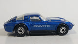 1992 Matchbox Corvette Grand Sport Blue 1:58 Scale Die Cast Toy Car Vehicle