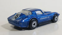 1992 Matchbox Corvette Grand Sport Blue 1:58 Scale Die Cast Toy Car Vehicle