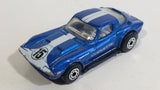 1992 Matchbox Corvette Grand Sport Blue 1:58 Scale Die Cast Toy Car Vehicle