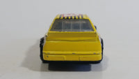 1991 Matchbox Hot Stocks Pit Stop Action Chevrolet Lumina Yellow #3 Champion 1:66 Scale Die Cast Toy Race Car Vehicle