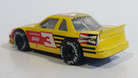 1991 Matchbox Hot Stocks Pit Stop Action Chevrolet Lumina Yellow #3 Champion 1:66 Scale Die Cast Toy Race Car Vehicle