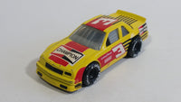 1991 Matchbox Hot Stocks Pit Stop Action Chevrolet Lumina Yellow #3 Champion 1:66 Scale Die Cast Toy Race Car Vehicle