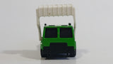 1999 Hot Wheels City Center Recycling Truck Green & White Die Cast Toy Car Vehicle