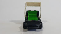 1999 Hot Wheels City Center Recycling Truck Green & White Die Cast Toy Car Vehicle