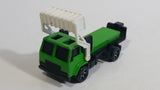 1999 Hot Wheels City Center Recycling Truck Green & White Die Cast Toy Car Vehicle