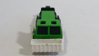 1999 Hot Wheels City Center Recycling Truck Green & White Die Cast Toy Car Vehicle