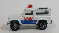 Majorette Land Rover NASA No. 266 National Aeronautics and Space Administration White Die Cast Toy Car Vehicle