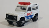 Majorette Land Rover NASA No. 266 National Aeronautics and Space Administration White Die Cast Toy Car Vehicle