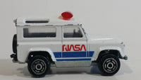 Majorette Land Rover NASA No. 266 National Aeronautics and Space Administration White Die Cast Toy Car Vehicle