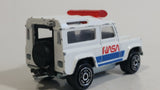 Majorette Land Rover NASA No. 266 National Aeronautics and Space Administration White Die Cast Toy Car Vehicle