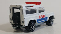 Majorette Land Rover NASA No. 266 National Aeronautics and Space Administration White Die Cast Toy Car Vehicle