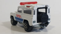 Majorette Land Rover NASA No. 266 National Aeronautics and Space Administration White Die Cast Toy Car Vehicle