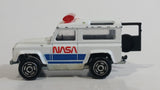 Majorette Land Rover NASA No. 266 National Aeronautics and Space Administration White Die Cast Toy Car Vehicle