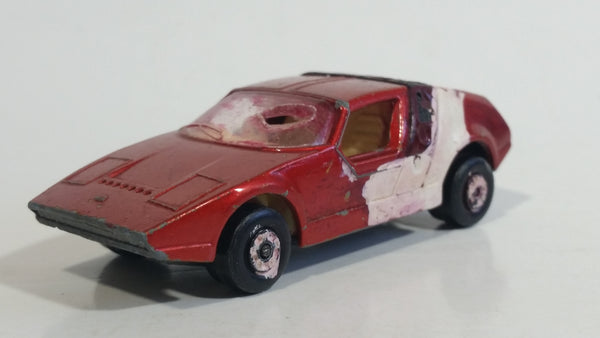 Vintage 1972 Lesney Matchbox Superfast Siva Spyder Red Die Cast Toy Car Vehicle Made in England