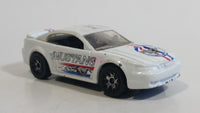 2001 Matchbox Daddy's Dreams '99 Mustang White Die Cast Toy Car Vehicle