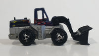 2001 Hot Wheels CAT Wheel Loader 527 Yellow Dark Blue & Silver Die Cast Toy Construction Vehicle