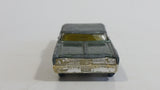 Vintage Husky Oldsmobile Spitfire Coupe Dark Olive Green Die Cast Toy Car Vehicle - Made in Great Britain