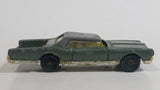 Vintage Husky Oldsmobile Spitfire Coupe Dark Olive Green Die Cast Toy Car Vehicle - Made in Great Britain