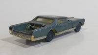 Vintage Husky Oldsmobile Spitfire Coupe Dark Olive Green Die Cast Toy Car Vehicle - Made in Great Britain