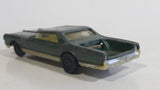 Vintage Husky Oldsmobile Spitfire Coupe Dark Olive Green Die Cast Toy Car Vehicle - Made in Great Britain