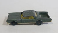 Vintage Husky Oldsmobile Spitfire Coupe Dark Olive Green Die Cast Toy Car Vehicle - Made in Great Britain