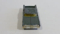 Vintage Husky Oldsmobile Spitfire Coupe Dark Olive Green Die Cast Toy Car Vehicle - Made in Great Britain