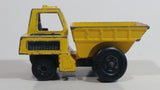 Vintage 1976 Matchbox Lesney Superfast Site Dumper Truck Yellow No. 26 Die Cast Toy Car Construction Equipment Machinery Vehicle - Made in England