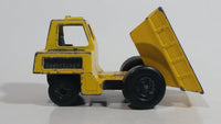 Vintage 1976 Matchbox Lesney Superfast Site Dumper Truck Yellow No. 26 Die Cast Toy Car Construction Equipment Machinery Vehicle - Made in England