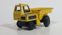 Vintage 1976 Matchbox Lesney Superfast Site Dumper Truck Yellow No. 26 Die Cast Toy Car Construction Equipment Machinery Vehicle - Made in England