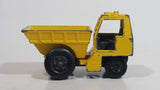 Vintage 1976 Matchbox Lesney Superfast Site Dumper Truck Yellow No. 26 Die Cast Toy Car Construction Equipment Machinery Vehicle - Made in England