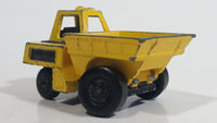 Vintage 1976 Matchbox Lesney Superfast Site Dumper Truck Yellow No. 26 Die Cast Toy Car Construction Equipment Machinery Vehicle - Made in England