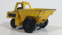 Vintage 1976 Matchbox Lesney Superfast Site Dumper Truck Yellow No. 26 Die Cast Toy Car Construction Equipment Machinery Vehicle - Made in England